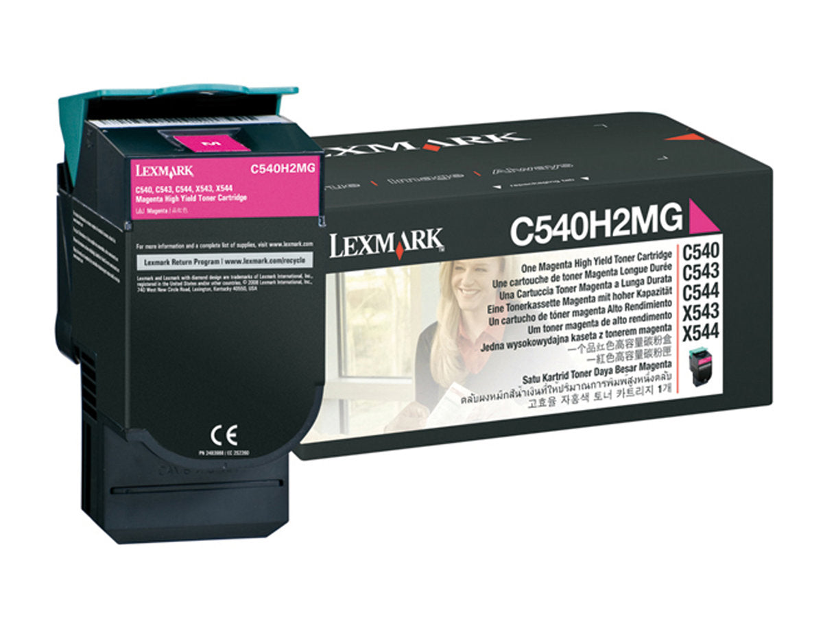 LEXMARK C540 Toner magenta Vorderansicht