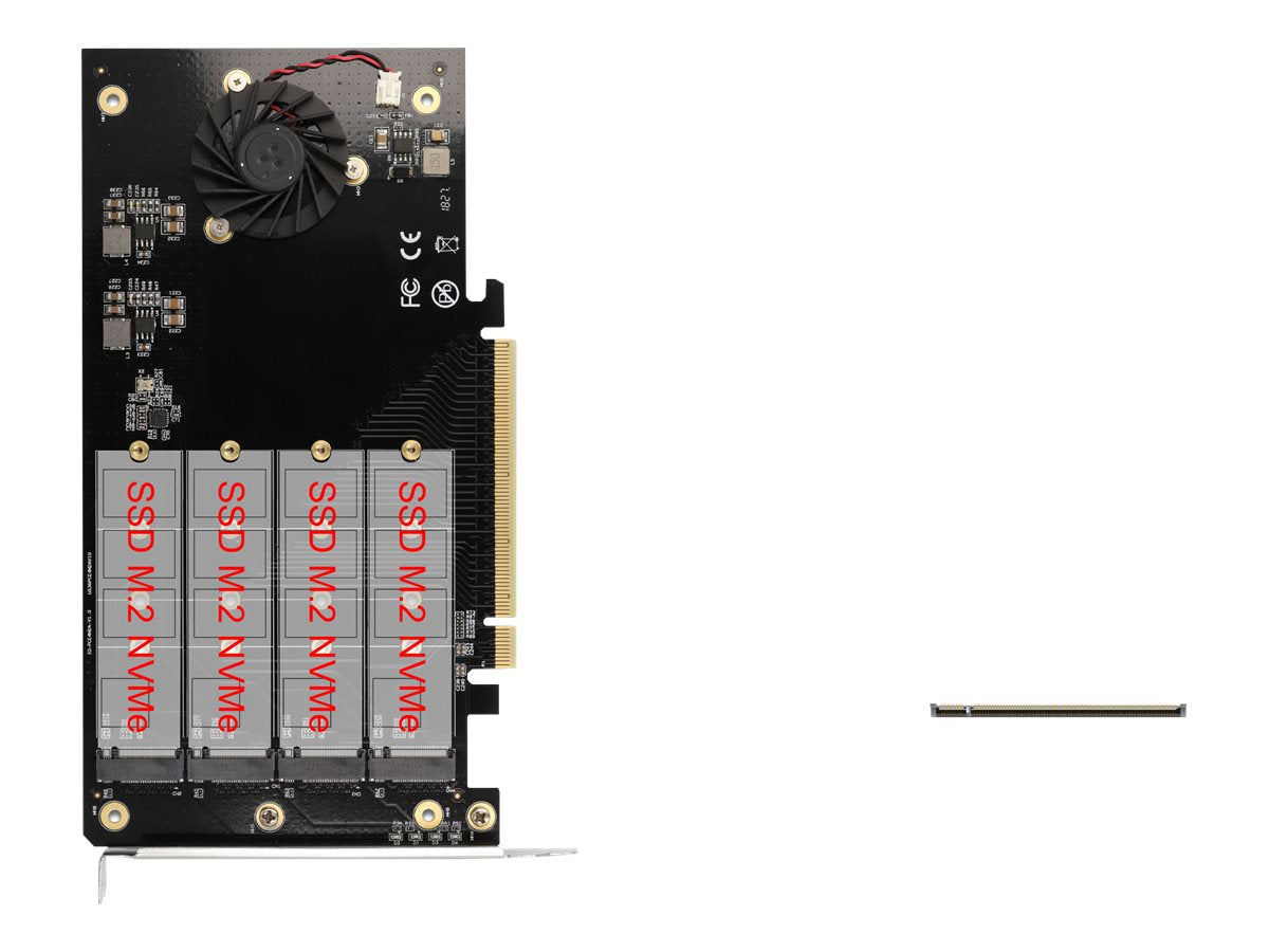 DELOCK PCI Express x16 Karte Vorderansicht