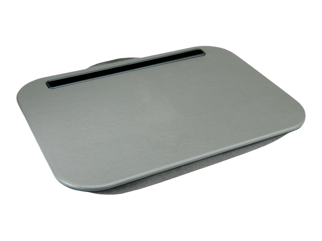 VALUE Knietablett Laptop-/Tablet-Ablage mit Kissen grau - Vorderansicht