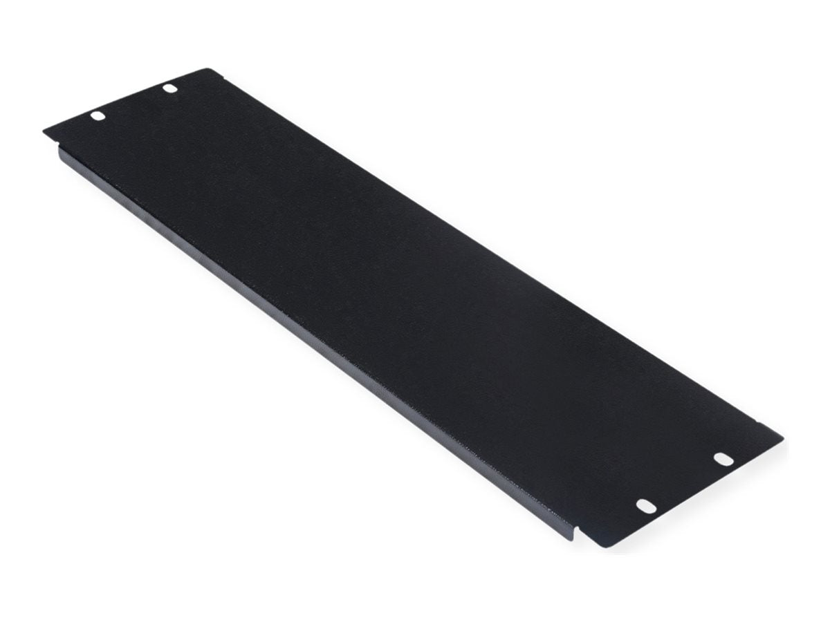 ROLINE Blindblende 48,26cm 19Zoll 3 HE schwarz - Vorderansicht