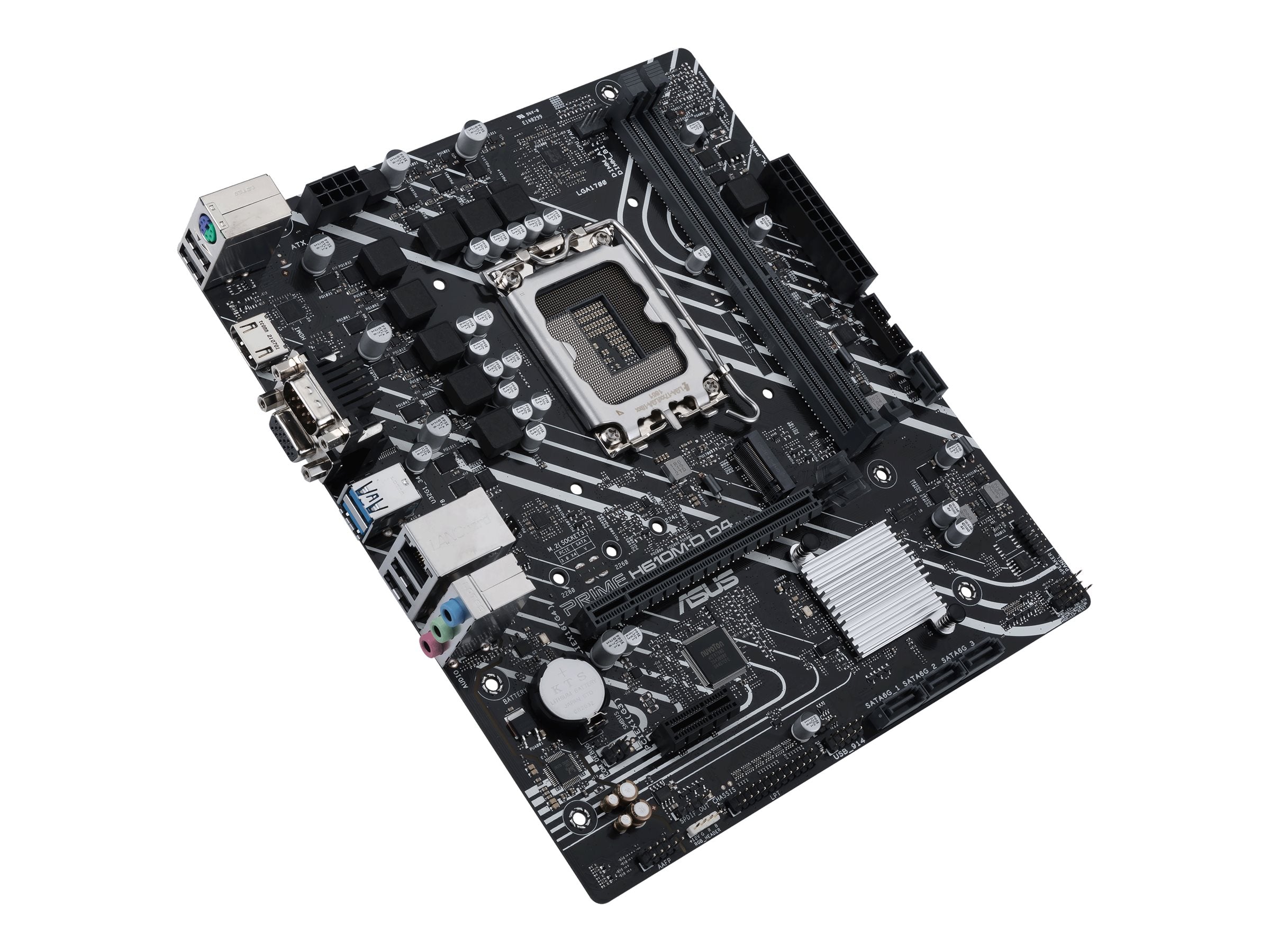 ASUS PRIME H610M-D D4 LGA1700 DDR4 mATX MB Vorderansicht