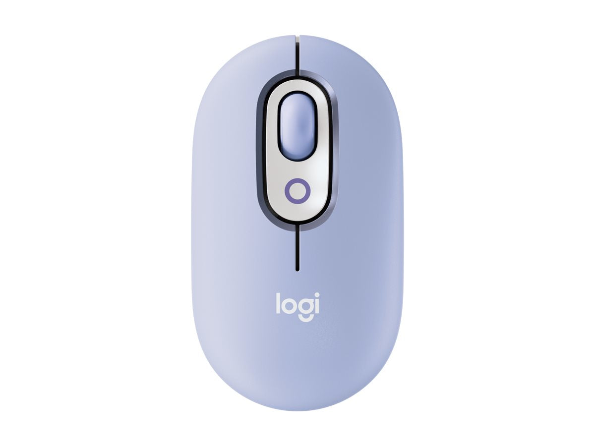 LOGITECH POP Mouse mit Emoji - Fliederfarben - Detailansicht