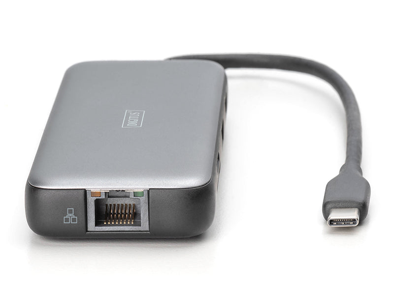 DIGITUS USB-C Docking Station 8-Ports Verpackung