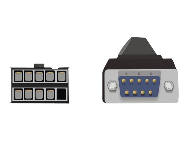 DELOCK Slotblech - Seriell 1xPort Vorderansicht