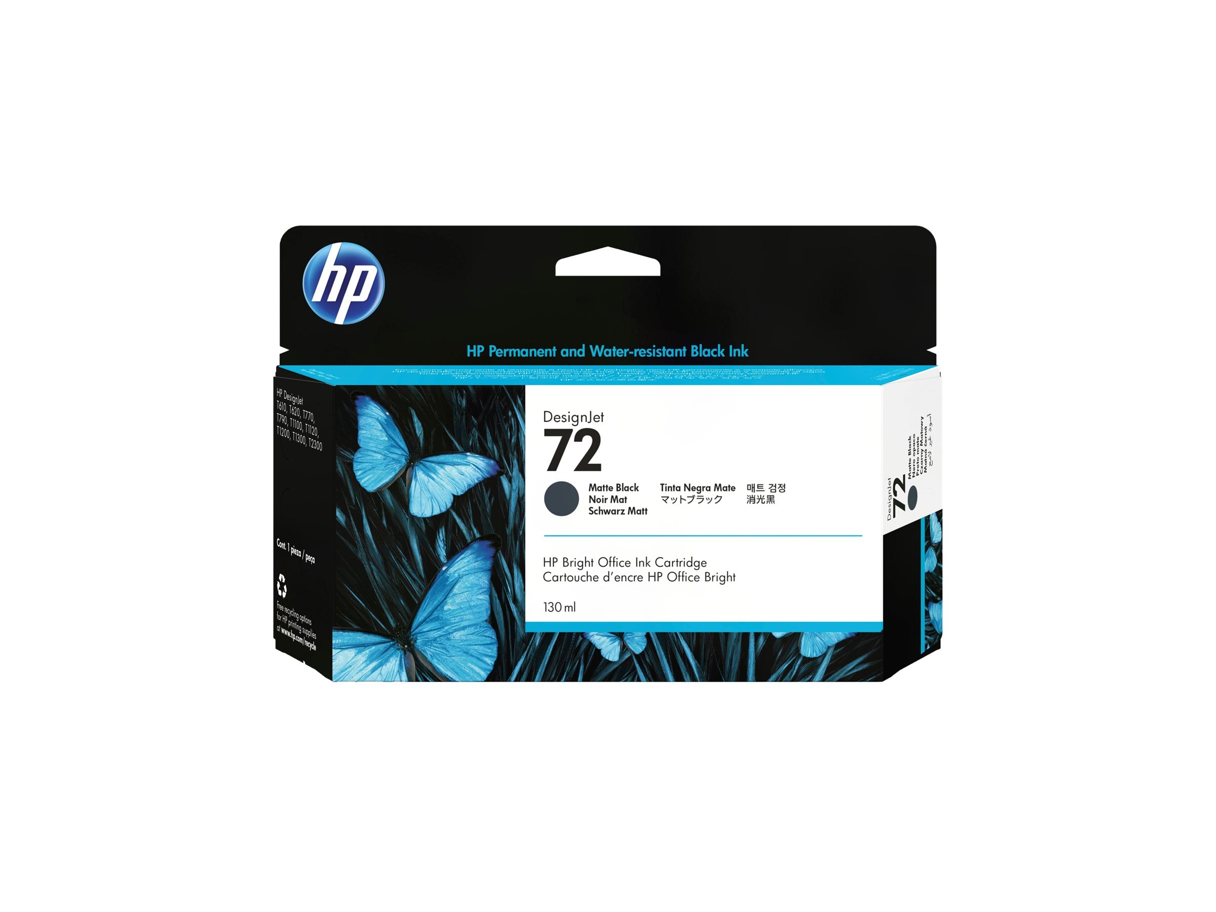HP 72 original Ink cartridge C9403A matte black high capacity Verpackung