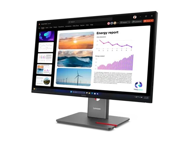 LENOVO ThinkVision P24Q-40 Monitor Seitenansicht