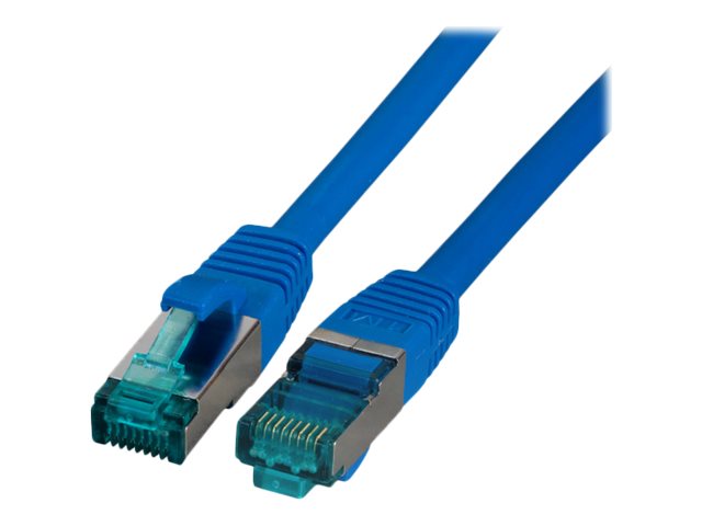 EFB RJ45 Patchkabel S/FTP Cat6A LSZH Blau 20m - Vorderansicht