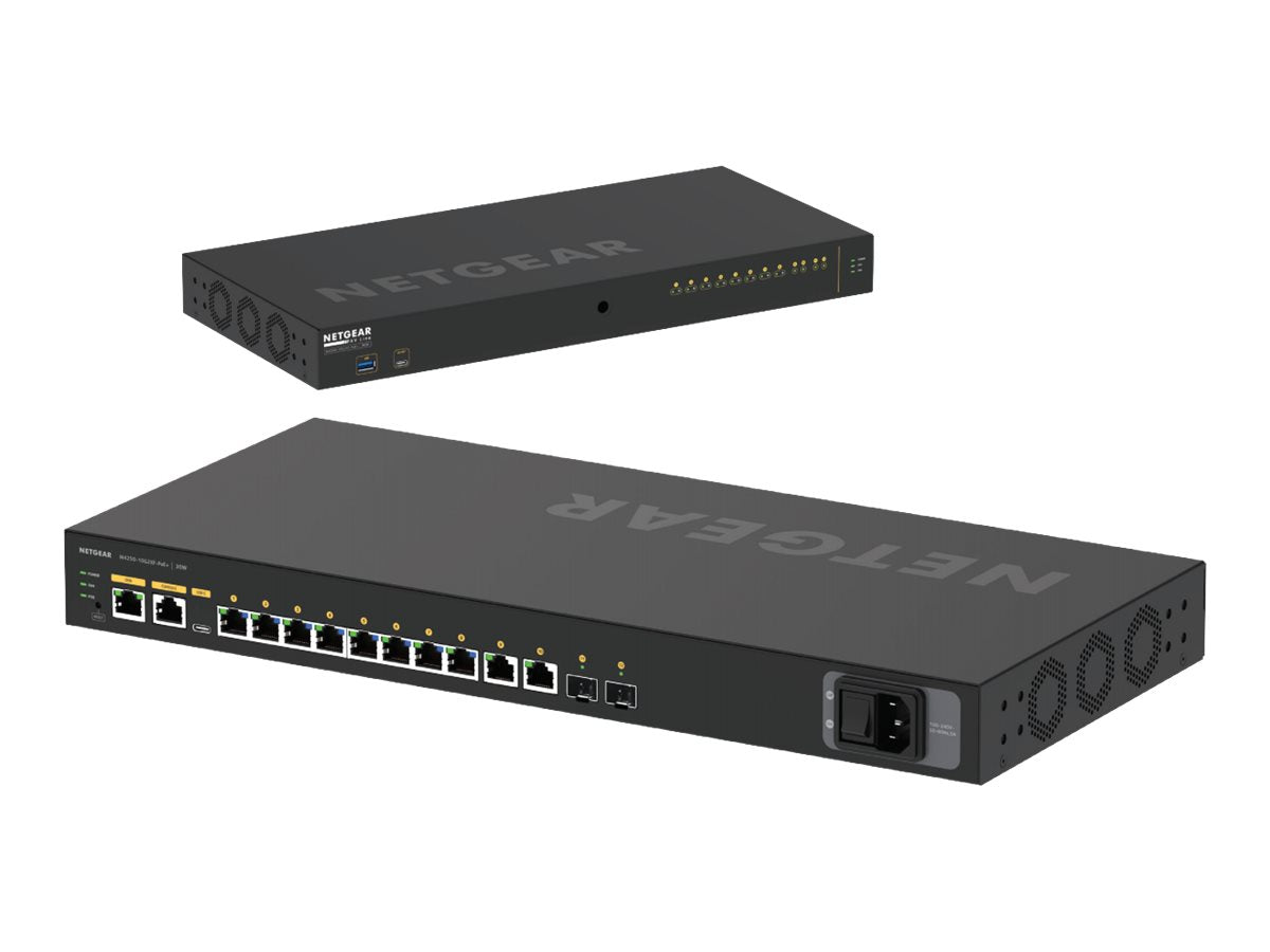 NETGEAR M4250-10G2XF-PoE+ Managed Switch - Vorderansicht
