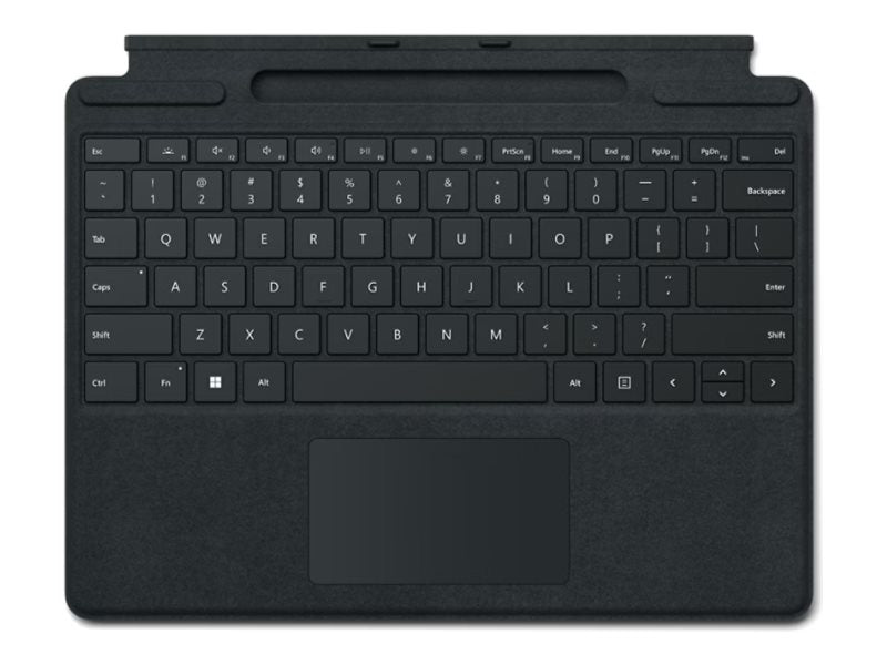 MICROSOFT Surface Pro Keyboard Schwarz - Vorderansicht