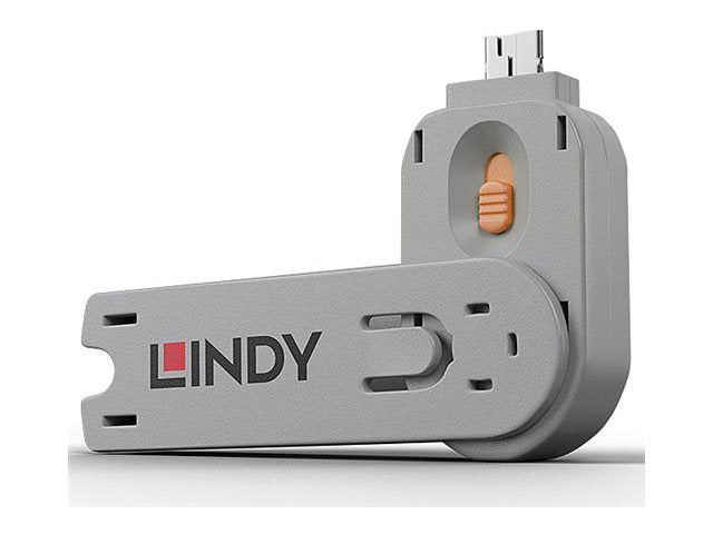 LINDY Schlüssel für USB Port Schloss orange - Verpackung
