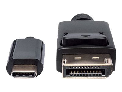 MANHATTAN USB Typ C auf DisplayPort-Kabel 1m Anschlussansicht