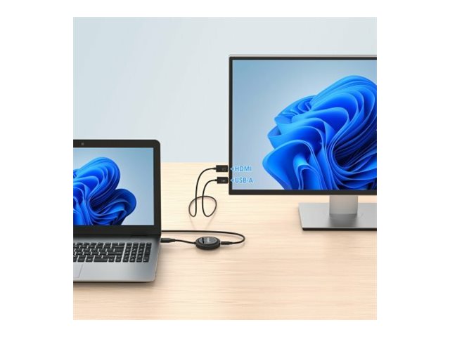 MANHATTAN 1080p Wireless HDMI-Display-Präsentationsset 2-teiliges Set mit HDMI-Sendemodul und HDMI-Empfänger