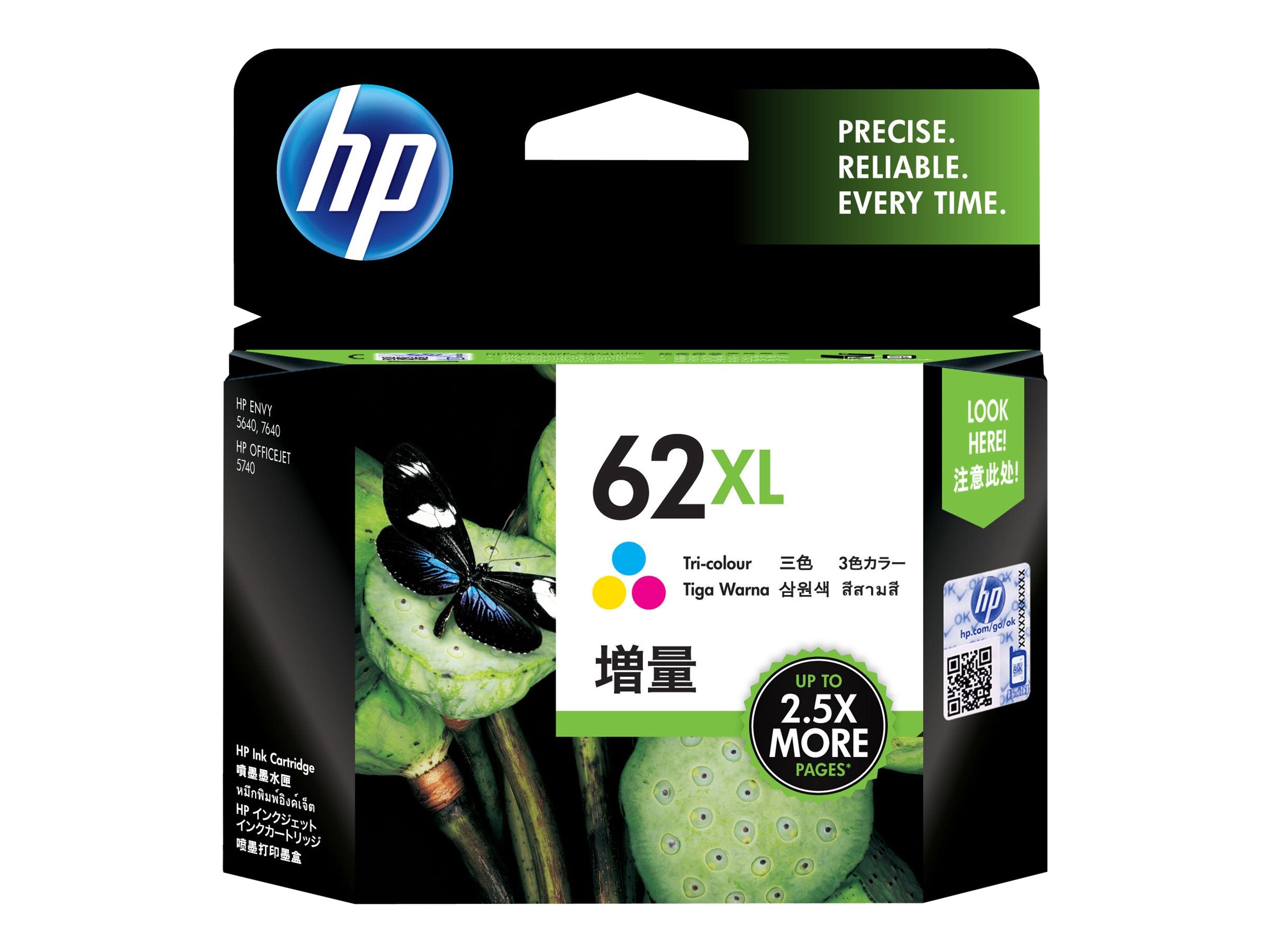 HP 62XL original Tintenpatrone C2P07AE UUS - Detailansicht
