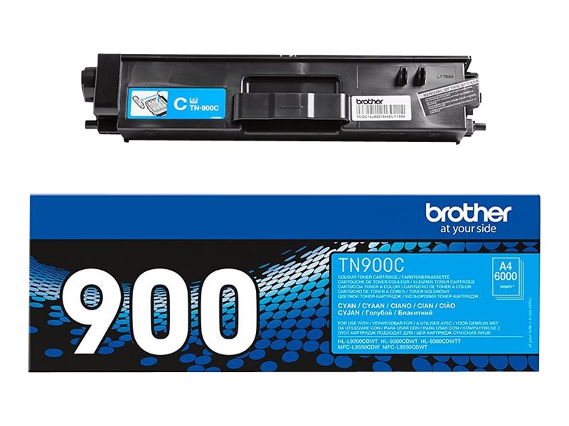 BROTHER TN-900C Toner cyan Seitenansicht