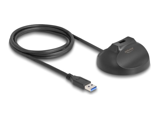 DELOCK Magnetischer Standfuss USB Typ-A 5 Gbps Docking Kabel 1,2m - Vorderansicht