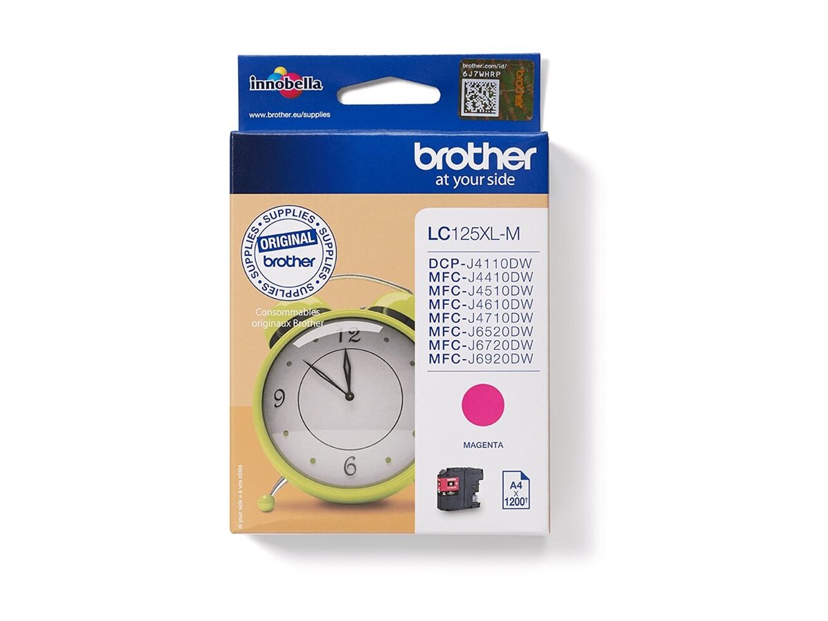 BROTHER LC125XL Tinte magenta Verpackung