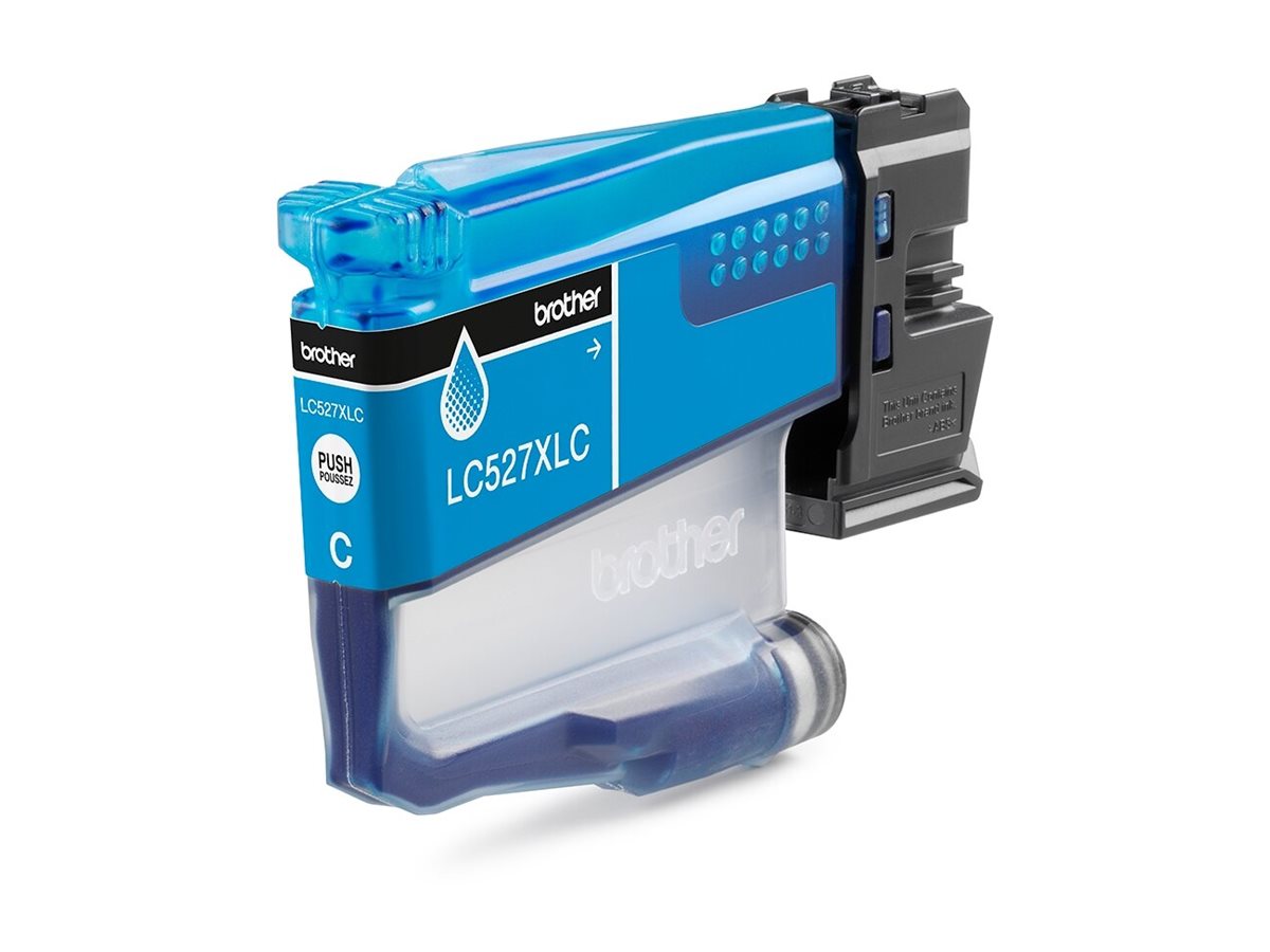 BROTHER LC527XLC Tintenpatrone Cyan Vorderansicht