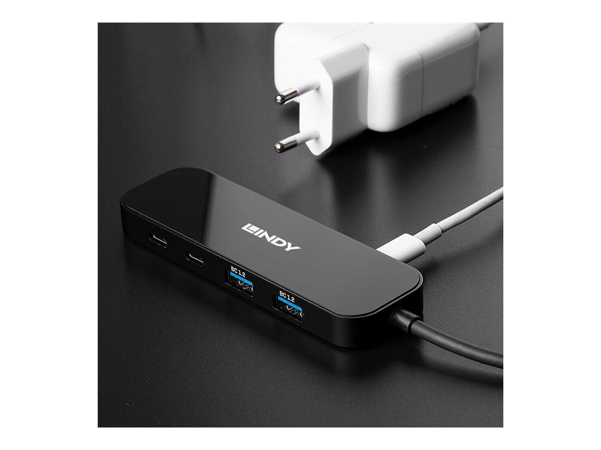 LINDY 4 Port USB 3.2 Gen 2 Typ C Hub Verpackung