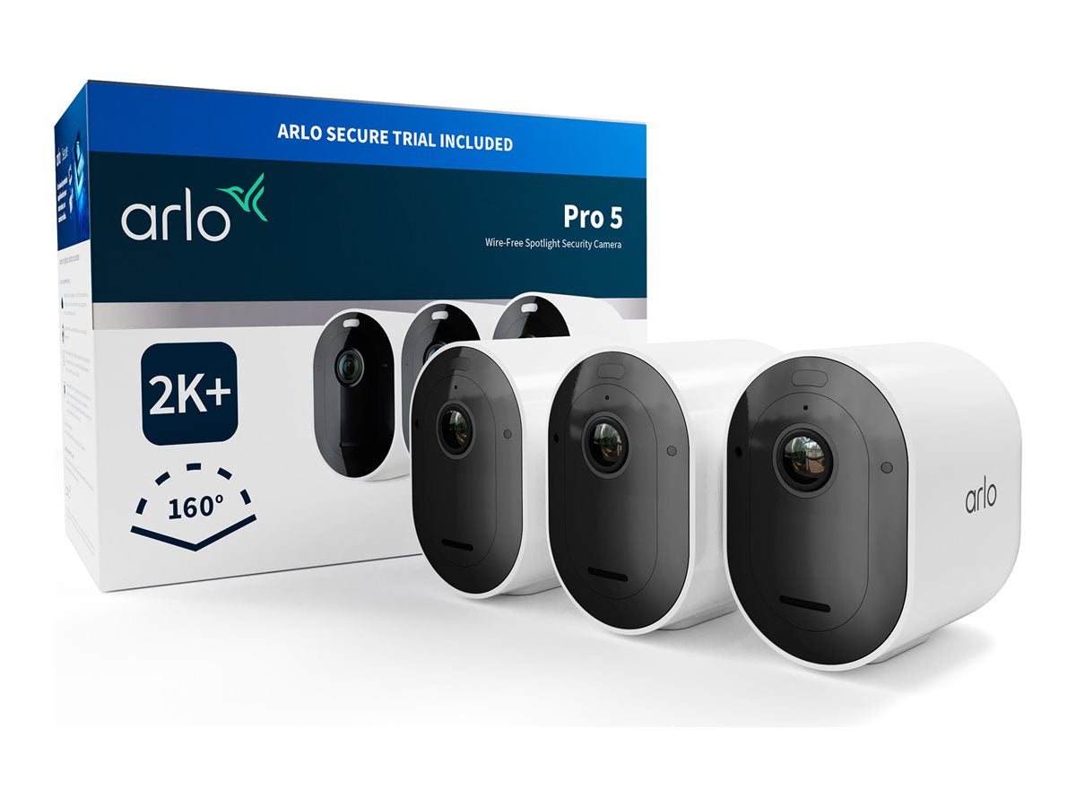 ARLO Pro5 2K Security Camera 3-Cam Detailansicht
