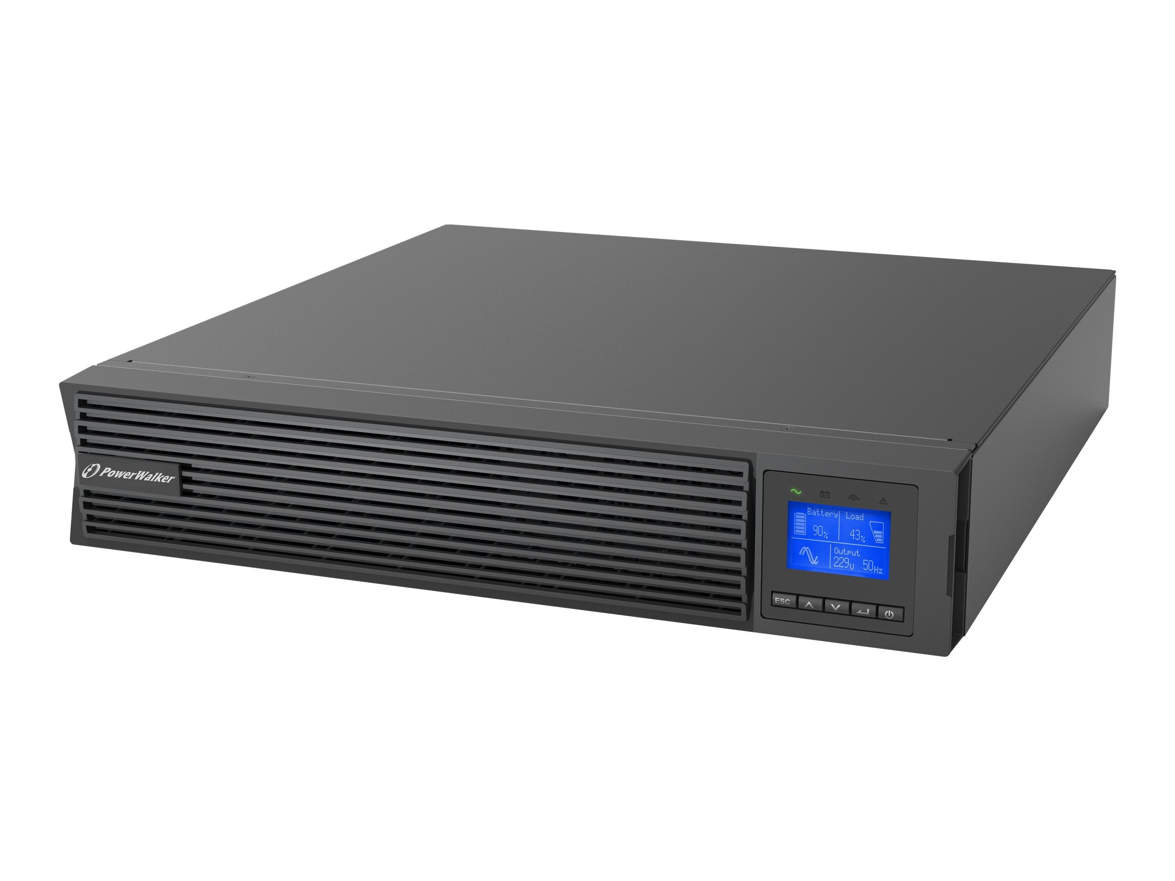 POWERWALKER VFI 1000 ICR IoT 1000VA/ 1000W Online USV Tower/Rack Doppelwandler SNMP Slot Cloud Monitoring App