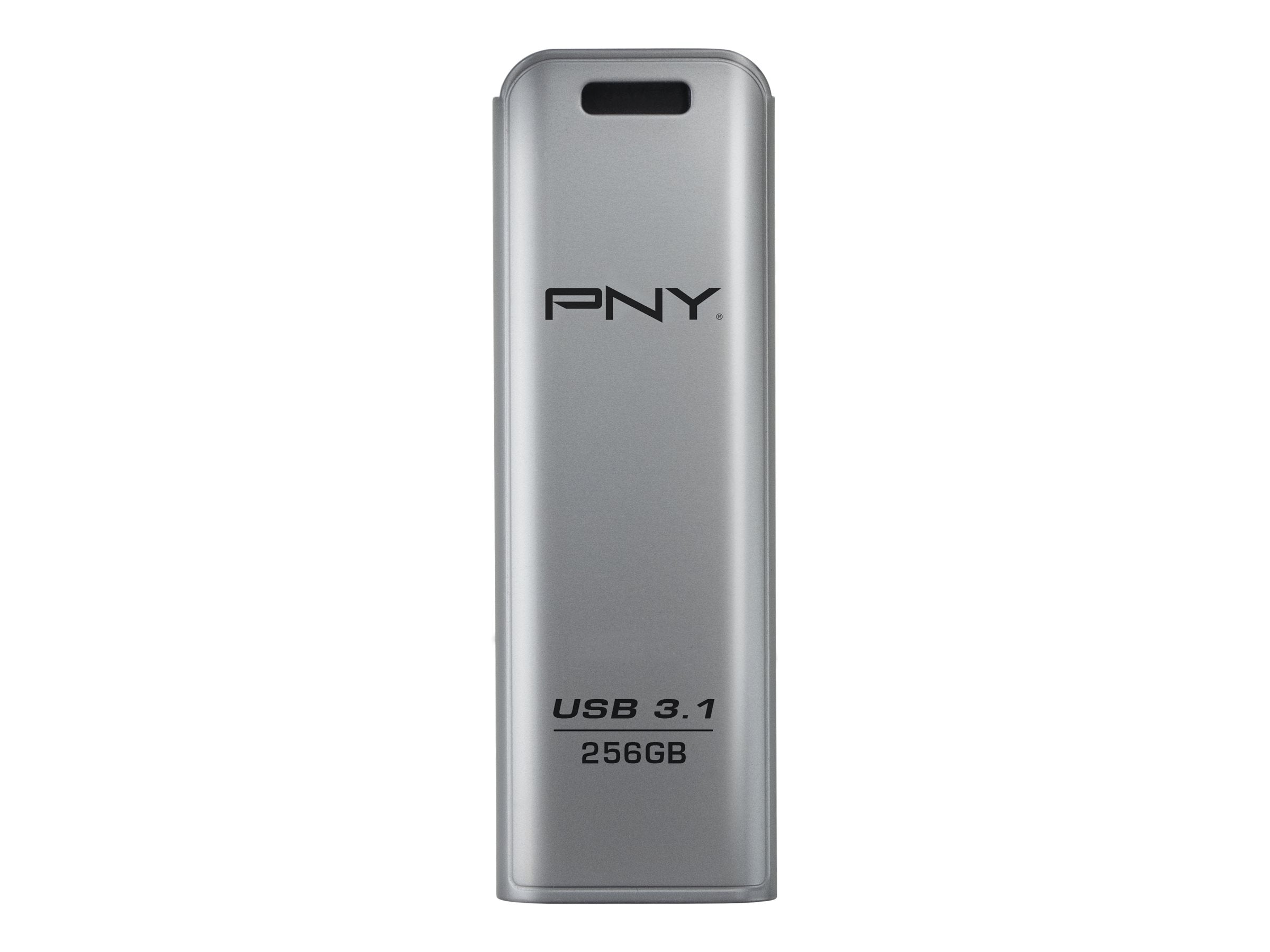PNY ELITE STEEL USB 3.1 256GB USB Stick Vorderansicht