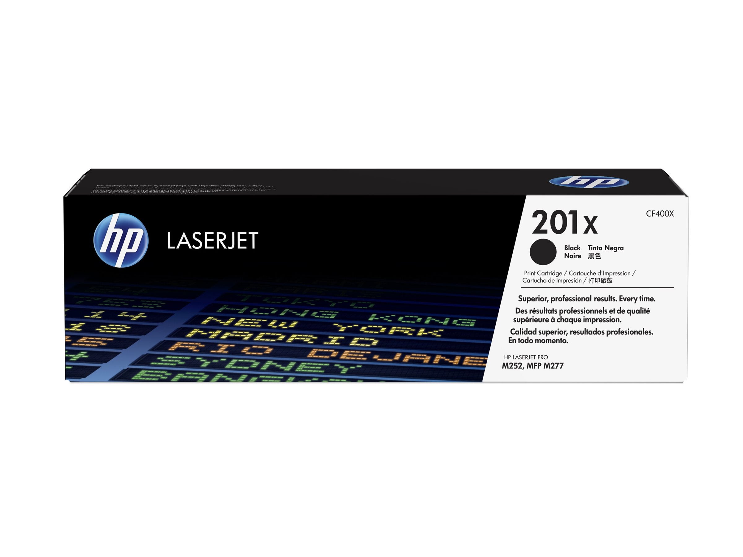 HP 201X Tonerpatrone Vorderansicht