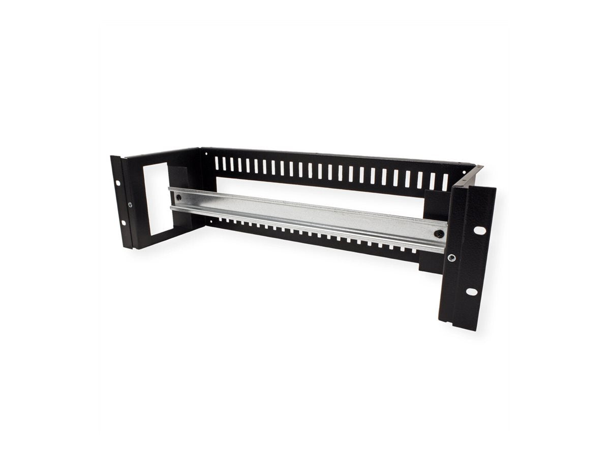 ROLINE 48,26cm 19Zoll Hutschienenträger 3 HE Vorderansicht
