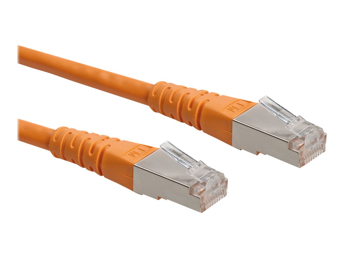 ROLINE Patchkabel Kat.6 Class E S/FTP PiMF orange 1m - Verpackung