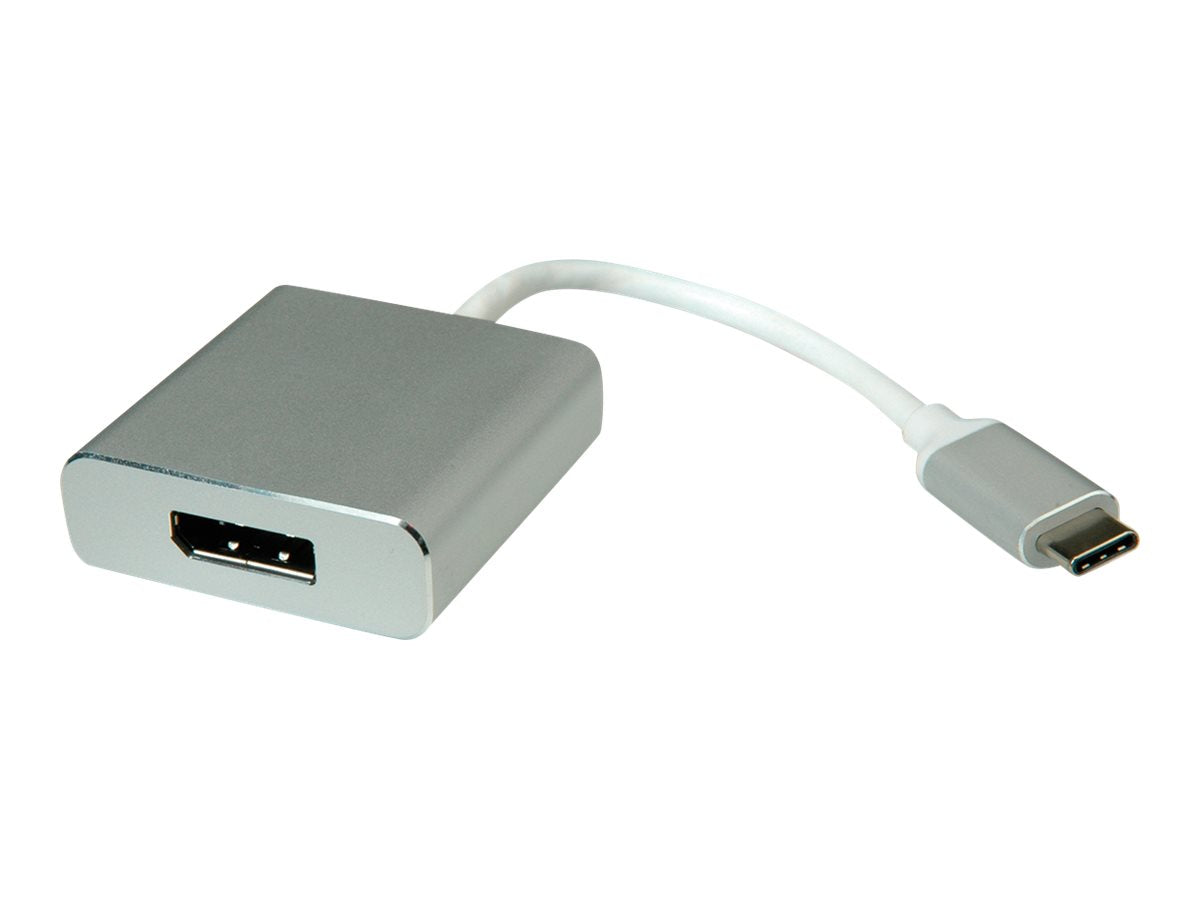 ROLINE Display Adapter USB Typ C - DisplayPort v1.2 ST/BU Vorderansicht