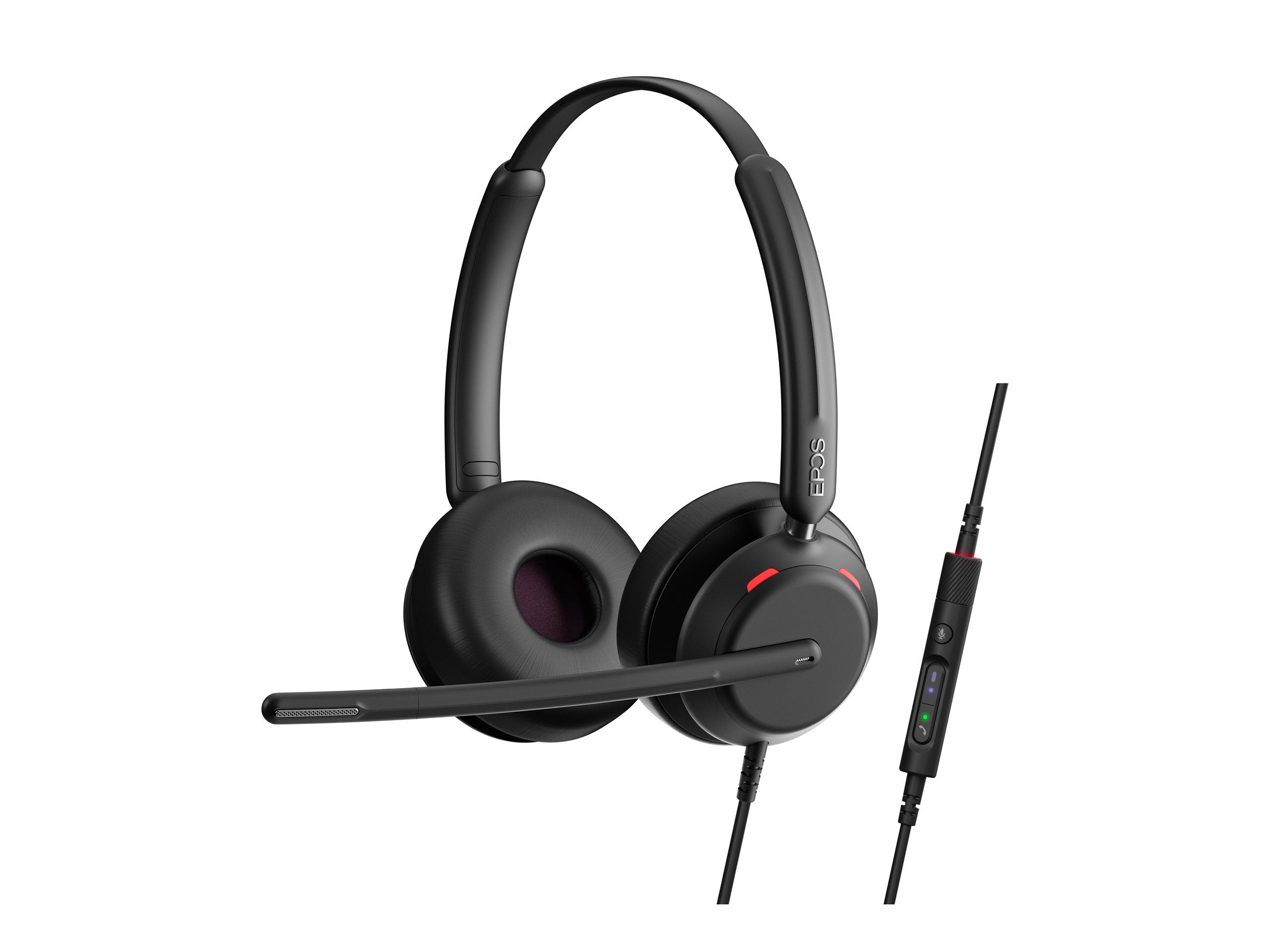 EPOS IMPACT 760T USB-C Headset binaural Inline-Controller USB-A Adapter Tasche Teams zertifiziert