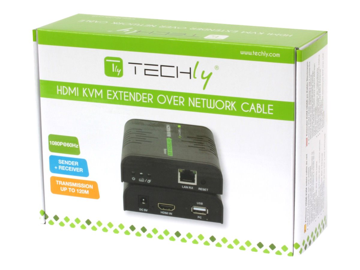 TECHLY HDMI/KVM Extender Vorderansicht