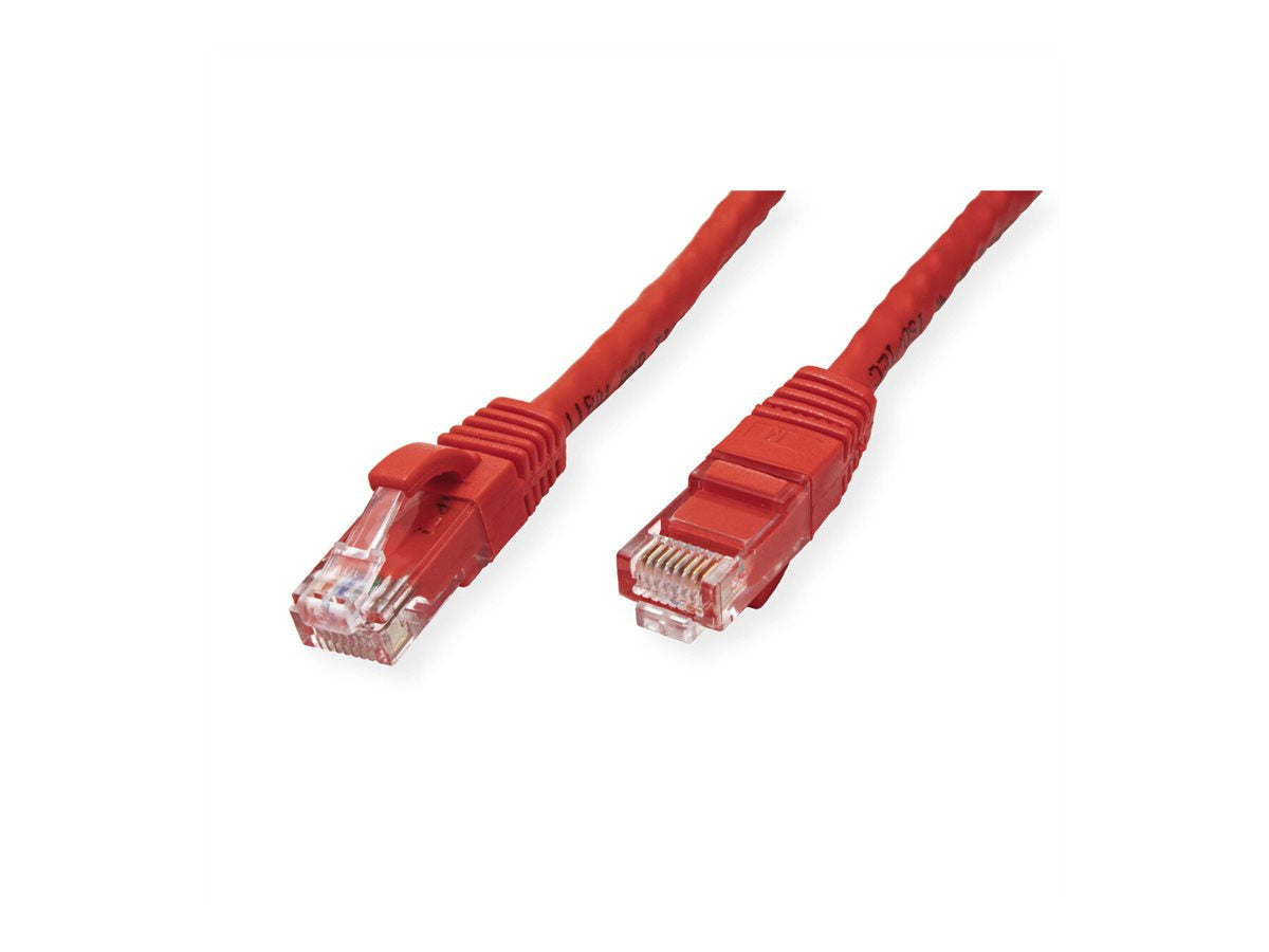 VALUE Patchkabel Kat.6A Class EA UTP rot 3m - Vorderansicht