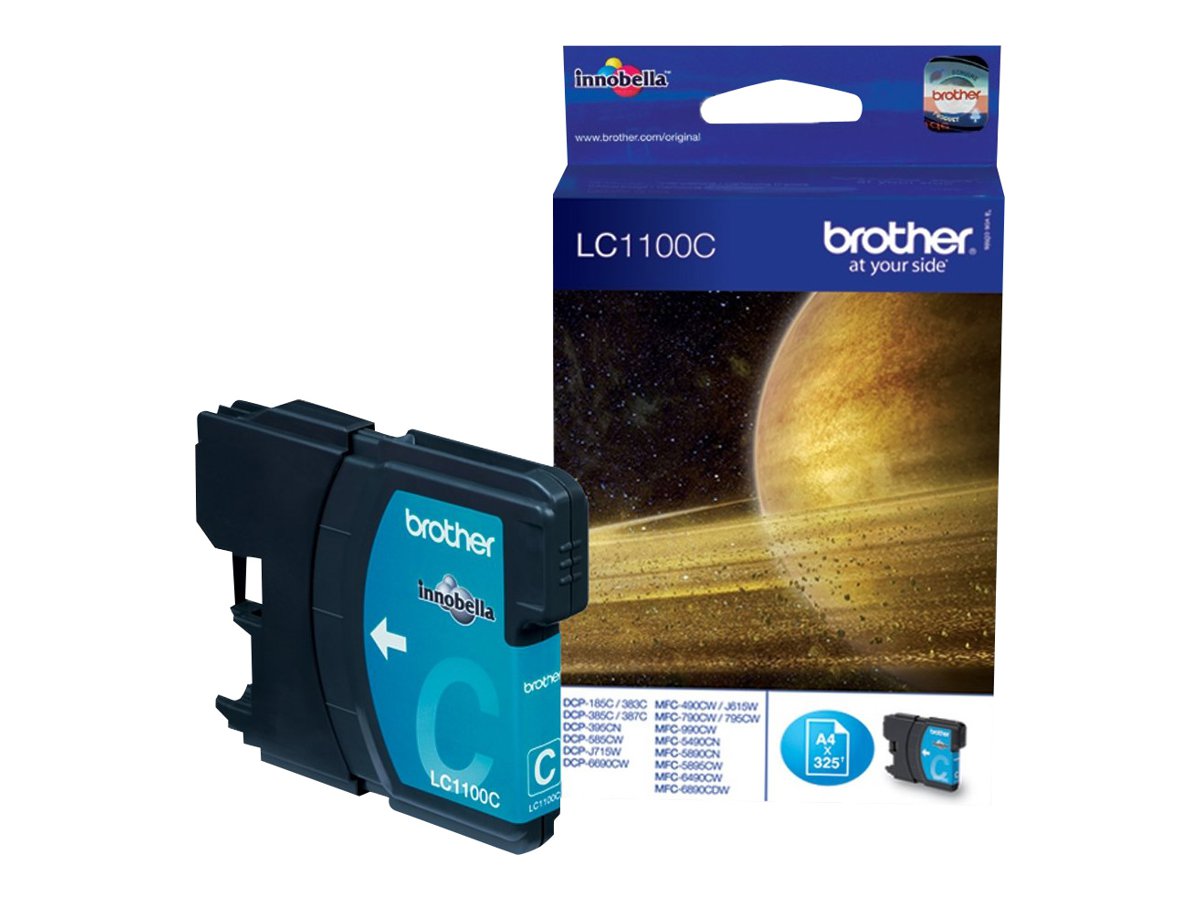 BROTHER LC-1100 Tinte cyan im Einsatz