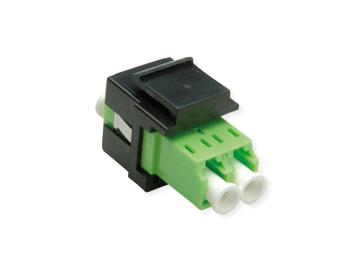 ROLINE Keystone LWL-Adapter LC/LC Duplex Multimode OM5 Detailansicht
