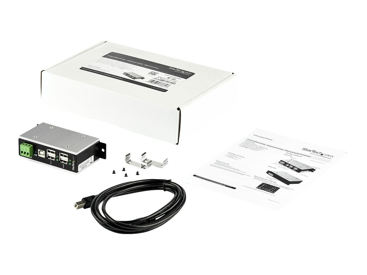 STARTECH.COM 4-Port Industrial USB Hub - Vorderansicht