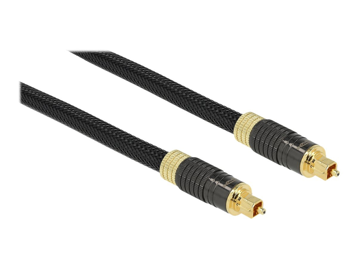 DELOCK TOSLINK Standard Kabel Stecker - Stecker 3m Vorderansicht