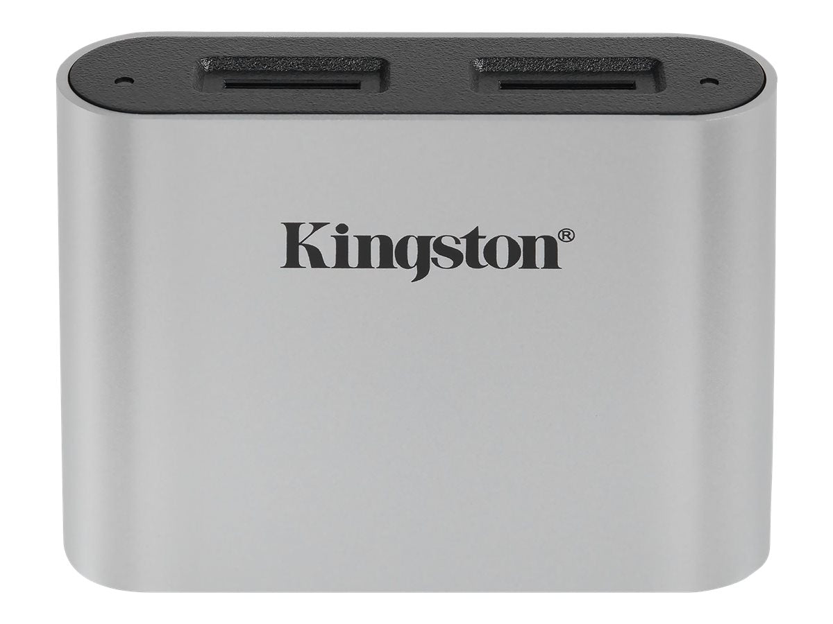 KINGSTON USB3.2 Gen1 Workflow Dual-Slot microSDHC/SDXC Card Reader Vorderansicht