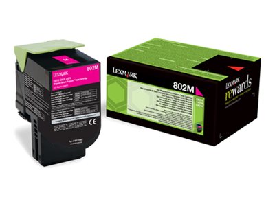 LEXMARK 802M Toner magenta Verpackung
