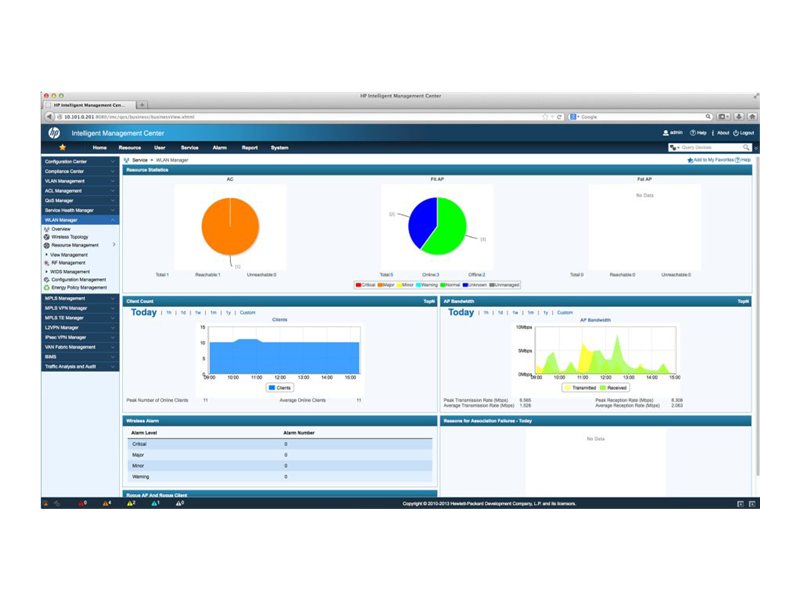 HEWLETT PACKARD ENTERPRISE A-IMC WSM LSP E-LTU Vorderansicht