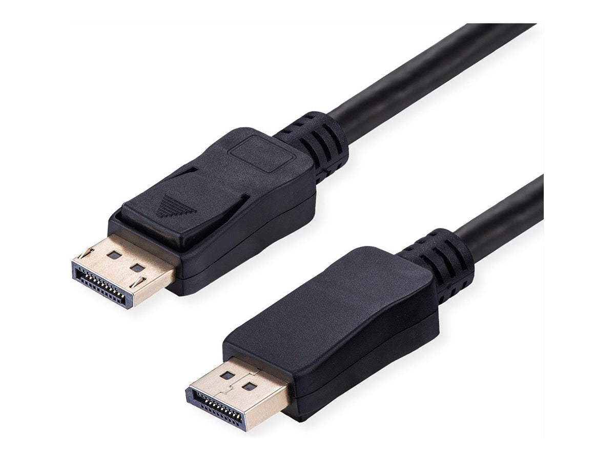 VALUE DisplayPort Kabel v2.1 16K 80Gbit/s DP ST - ST schwarz 3m - Vorderansicht