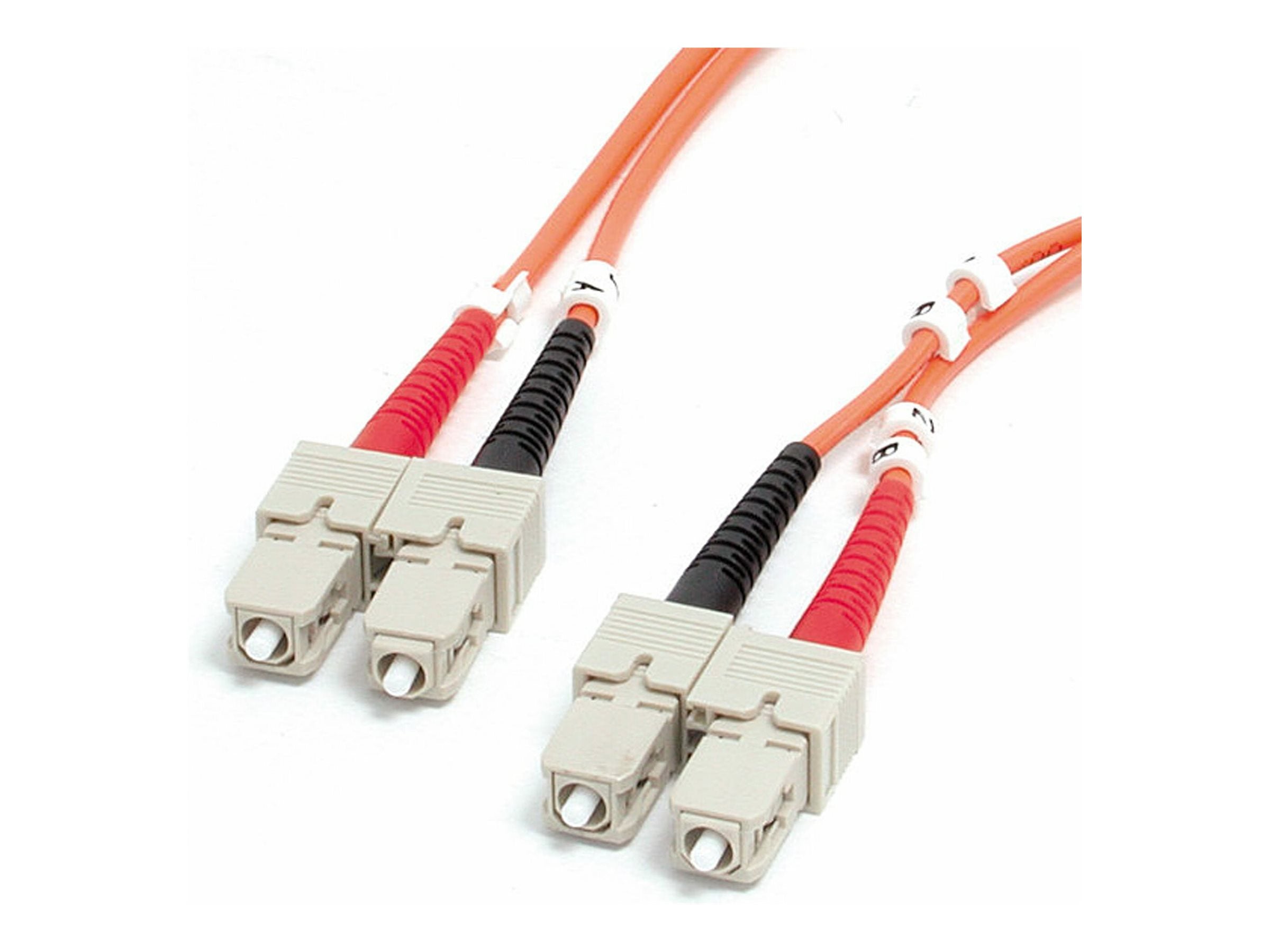 STARTECH.COM 2m SC/SC UPC OM1 Multimode Glasfaserkabel - Vorderansicht