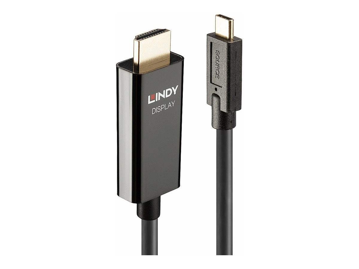 LINDY 5m USB Typ C an HDMI 4K60 Adapter Vorderansicht