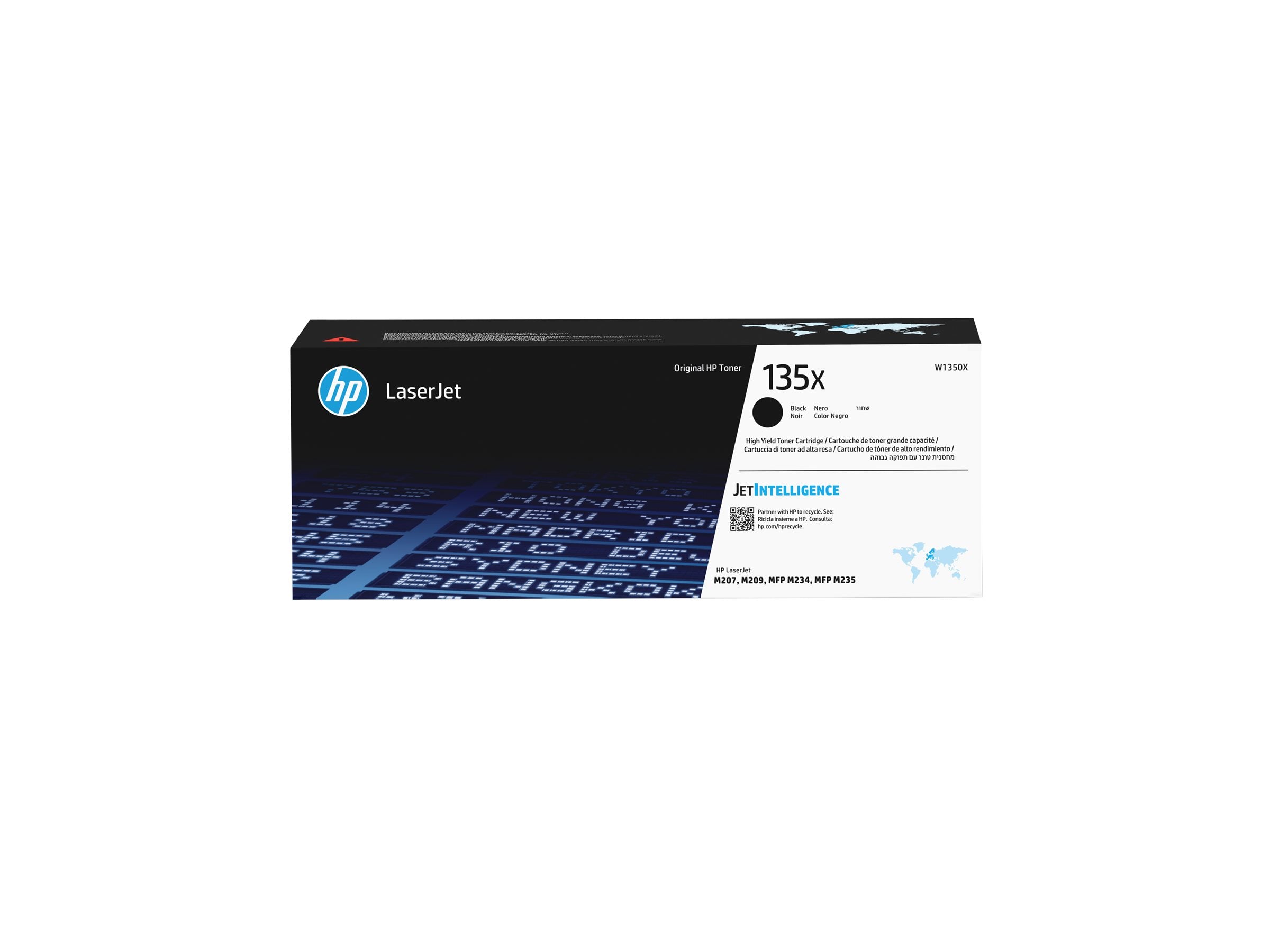 HP 135X Black Original LaserJet Toner Cartridge Vorderansicht