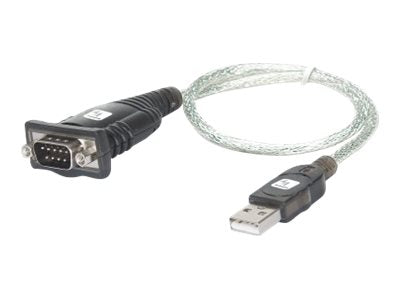 TECHLY USB auf Seriell Konverter RS 232 Vorderansicht