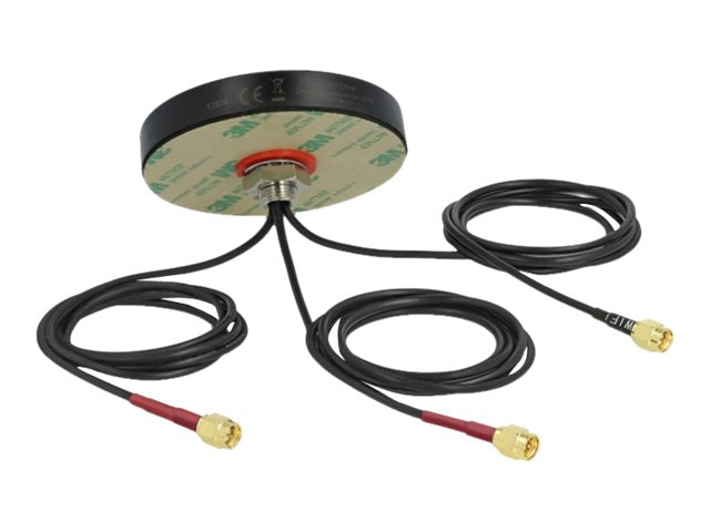 DELOCK LTE MIMO Dualband WLAN Antenne Vorderansicht
