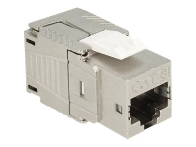 DELOCK Keystone Modul RJ45 Buchse Cat.8 werkzeugfrei - Vorderansicht