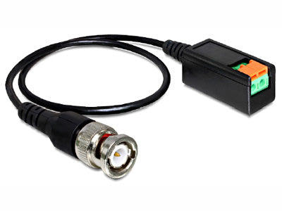 DELOCK Kabel Terminalblock BNC Stecker 40 cm Vorderansicht