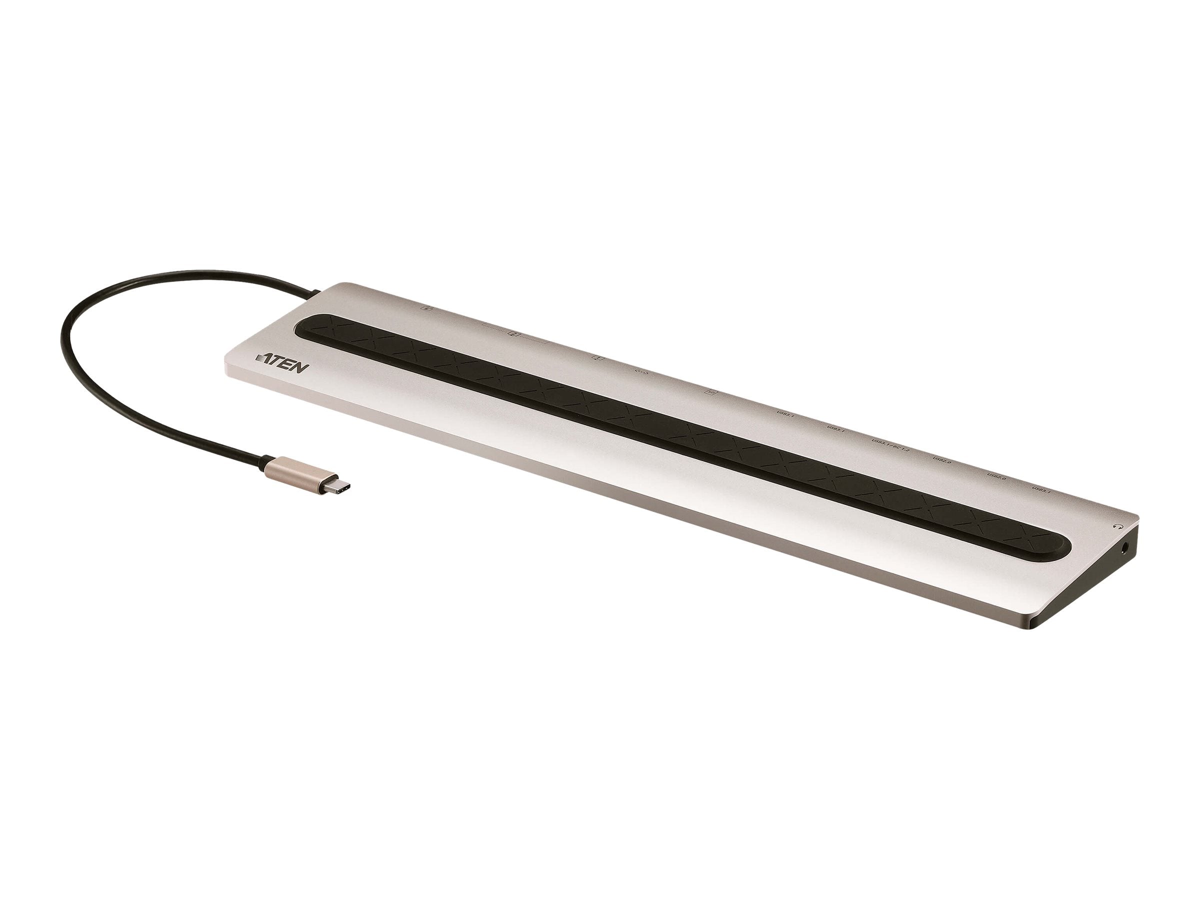 ATEN UH3237 USB-C Multiport Dock Rückansicht