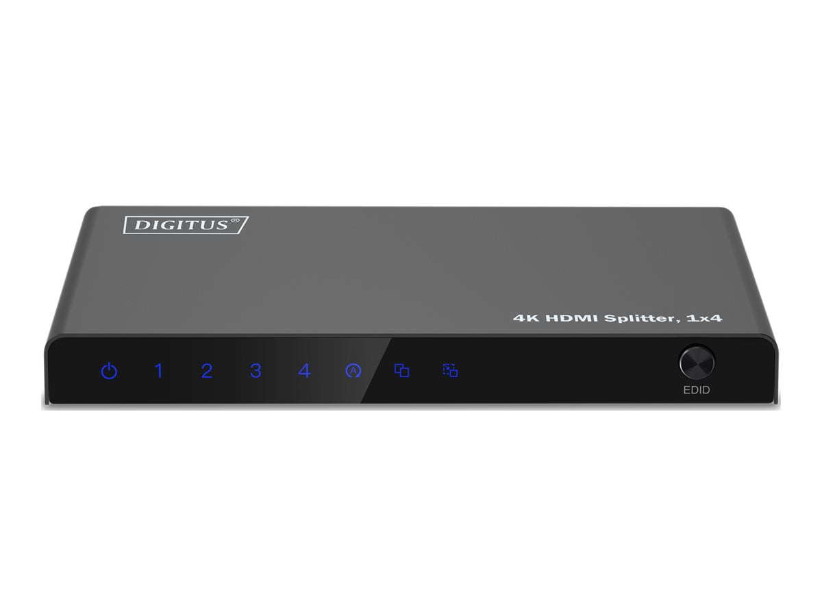 DIGITUS 1x4 HDMI Splitter 4K/60Hz Vorderansicht