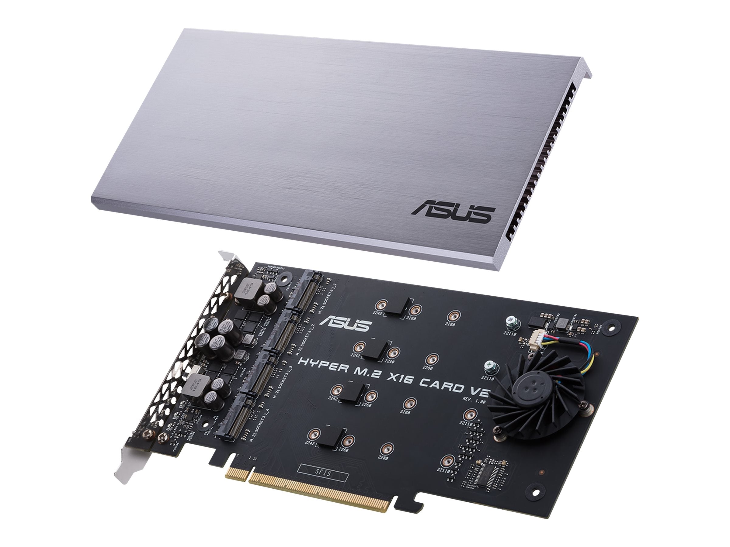 ASUS HYPER M.2 X16 CARD Seitenansicht